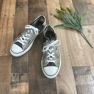 Vintage Converse All Star Patchwork Low Top Sneakers